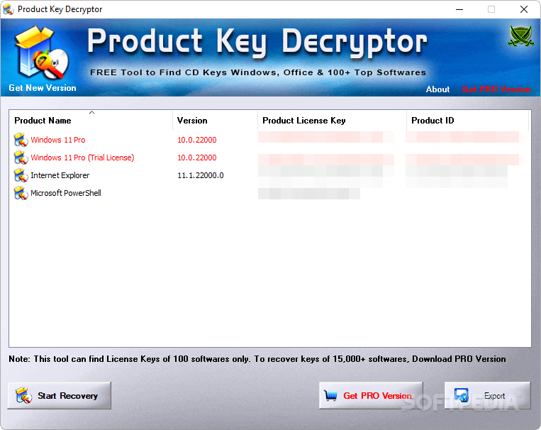 Product Key Decryptor 5.1 - Image 2